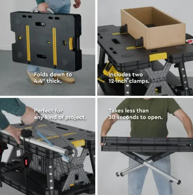 GANVELLA FOLDABLE WORKING TABLE (75 x 84 x 54 cm)